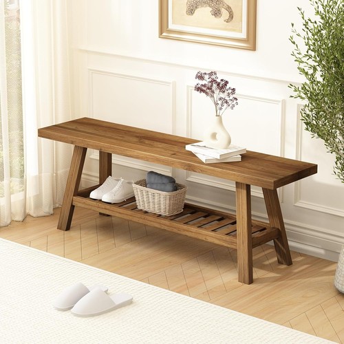 Entryway bench with - 43.3",